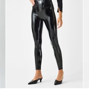 Spanx Faux Leather Patent Leggings